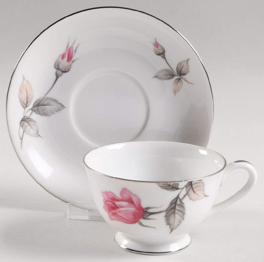 Melody Footed Cup & Saucer Set by Style House-1