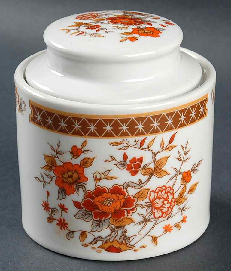 India Song Sugar Bowl & Lid by Jardin-1