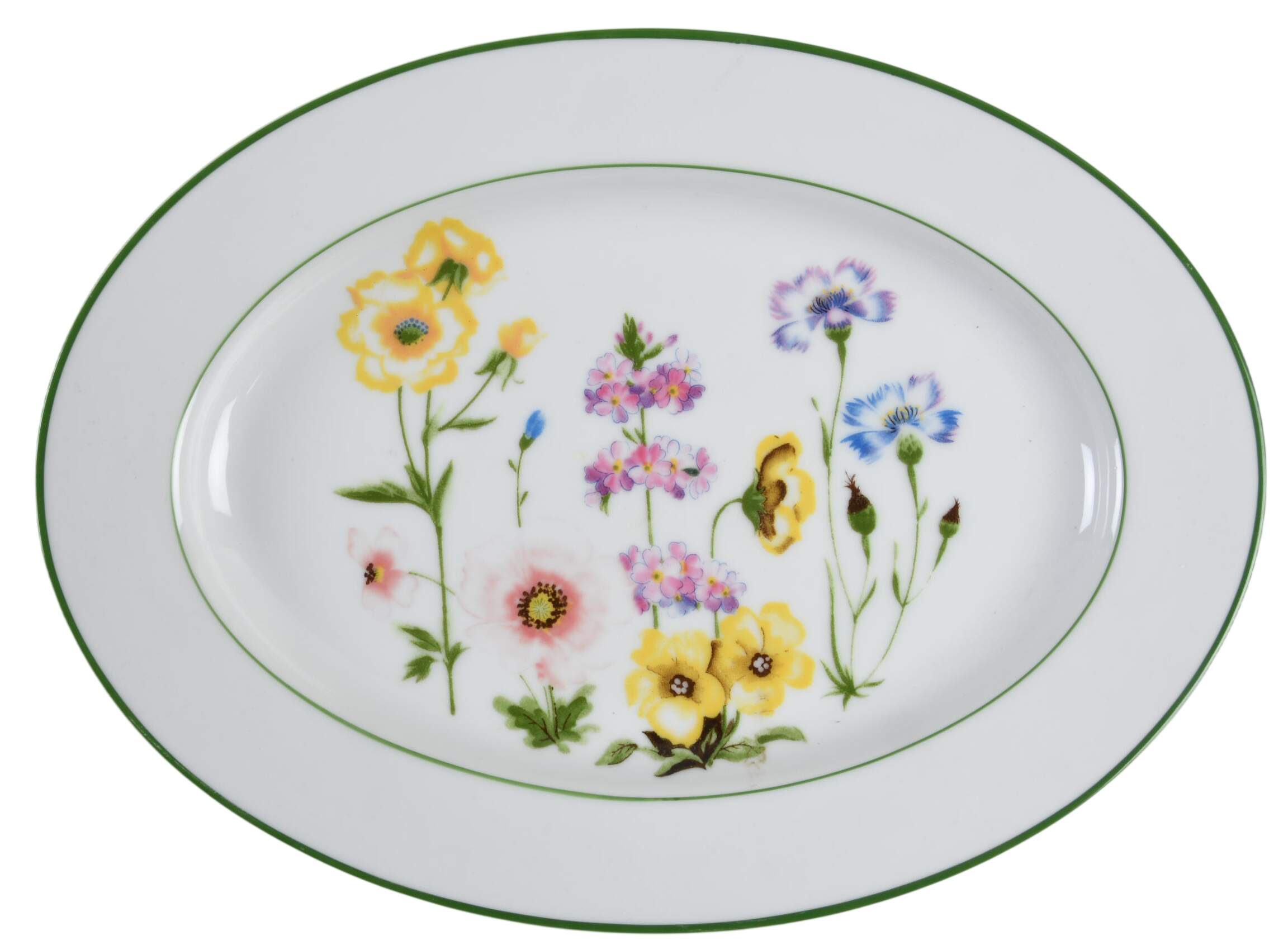 Vanessa 12" Oval Serving Platter by Jardin-1