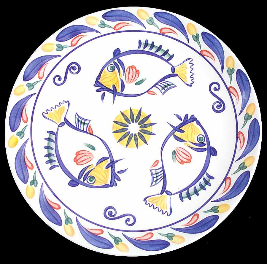 Aquabatic Cake Plate by Johnson Brothers-1