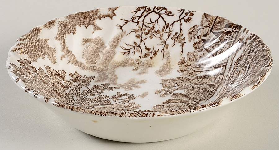 Cotswold Brown Fruit/Dessert (Sauce) Bowl by Johnson Brothers-1