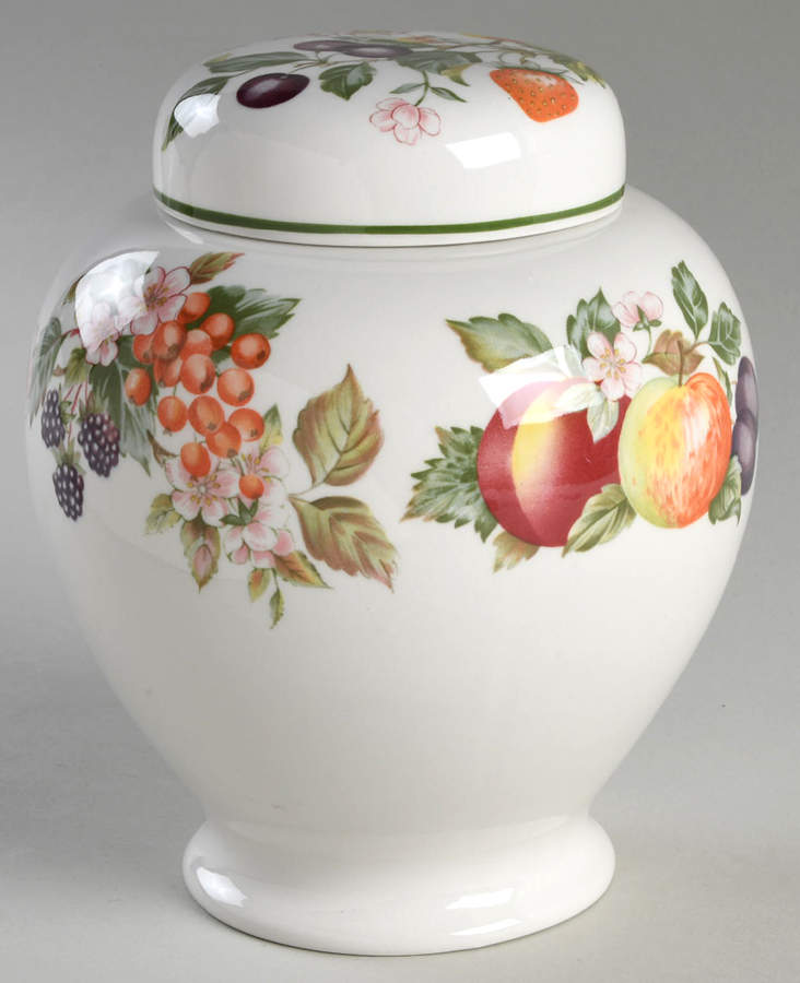 Fresh Fruit Medium Ginger Jar & Lid by Johnson Brothers-1