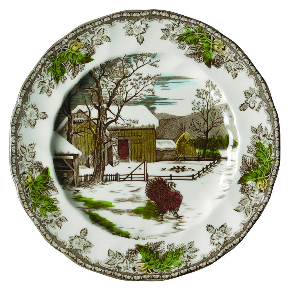 Friendly Village, The ("Made in England" Backstamp) Luncheon/Salad Plate by Johnson Brothers-1