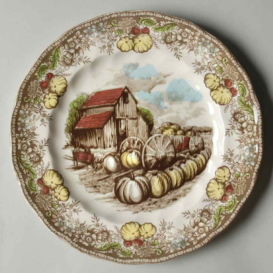 Friendly Village, The ("Made in England" Backstamp) Accent Luncheon Plate by Johnson Brothers-1