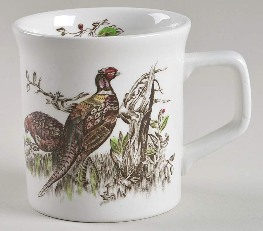 Game Birds White Flared Mug by Johnson Brothers-1
