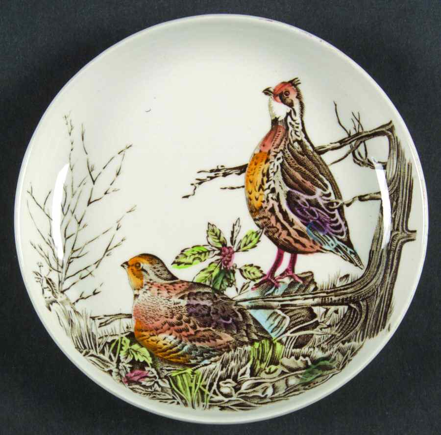 Game Birds White Coaster by Johnson Brothers-1