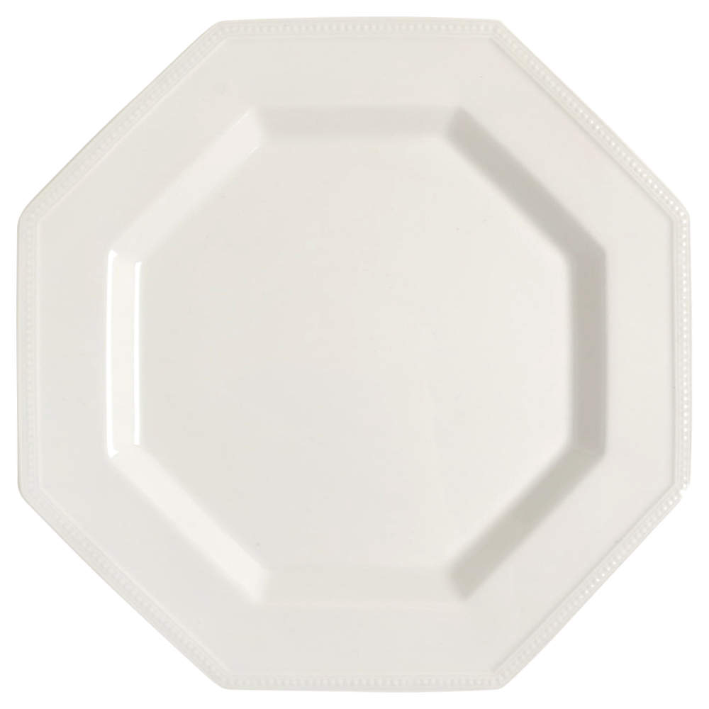 Heritage White ("Made in England" Stamp) Dinner Plate by Johnson Brothers-1