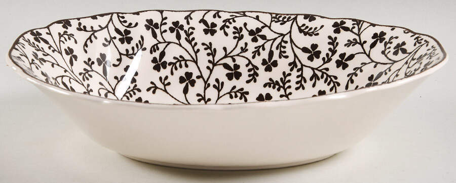 Susanna Brown 9" Oval Vegetable Bowl by Johnson Brothers-1