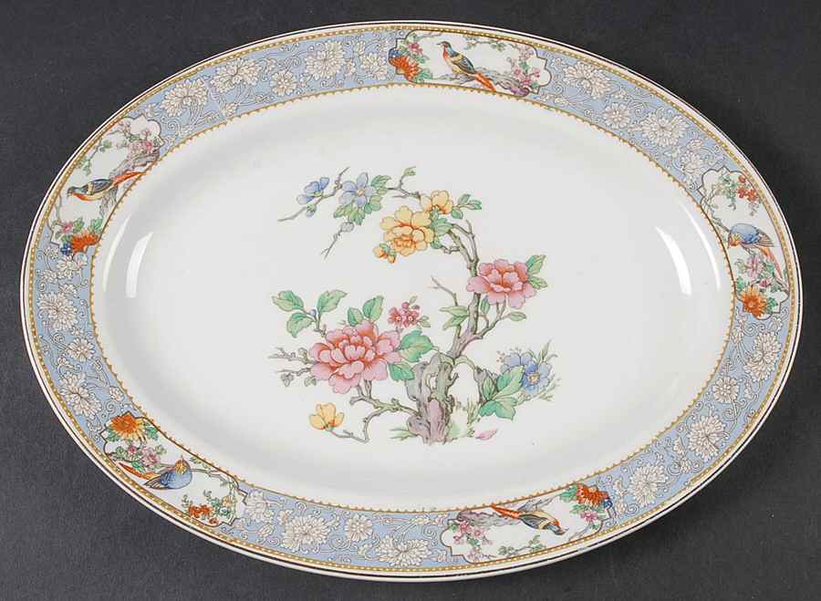 The Vigo (Smooth) 10" Oval Serving Platter by Johnson Brothers-1