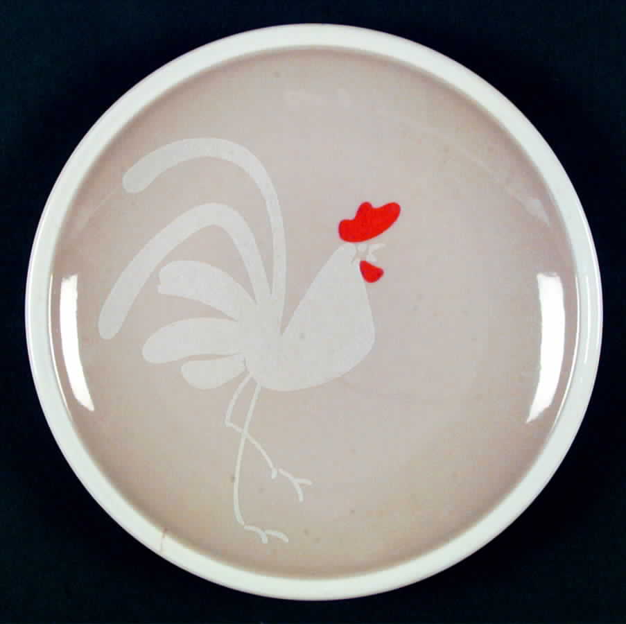Rooster & Hen Dinner Plate by Jepcor-1