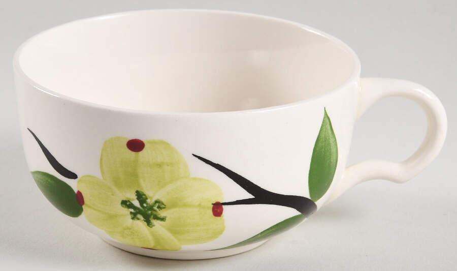 Dixie Dogwood Flat Cup by Joni China-1