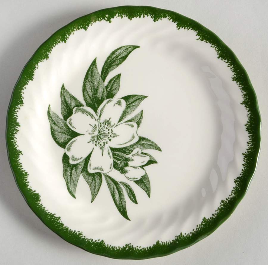 Forest Dogwood Bread & Butter Plate by Joni China-1