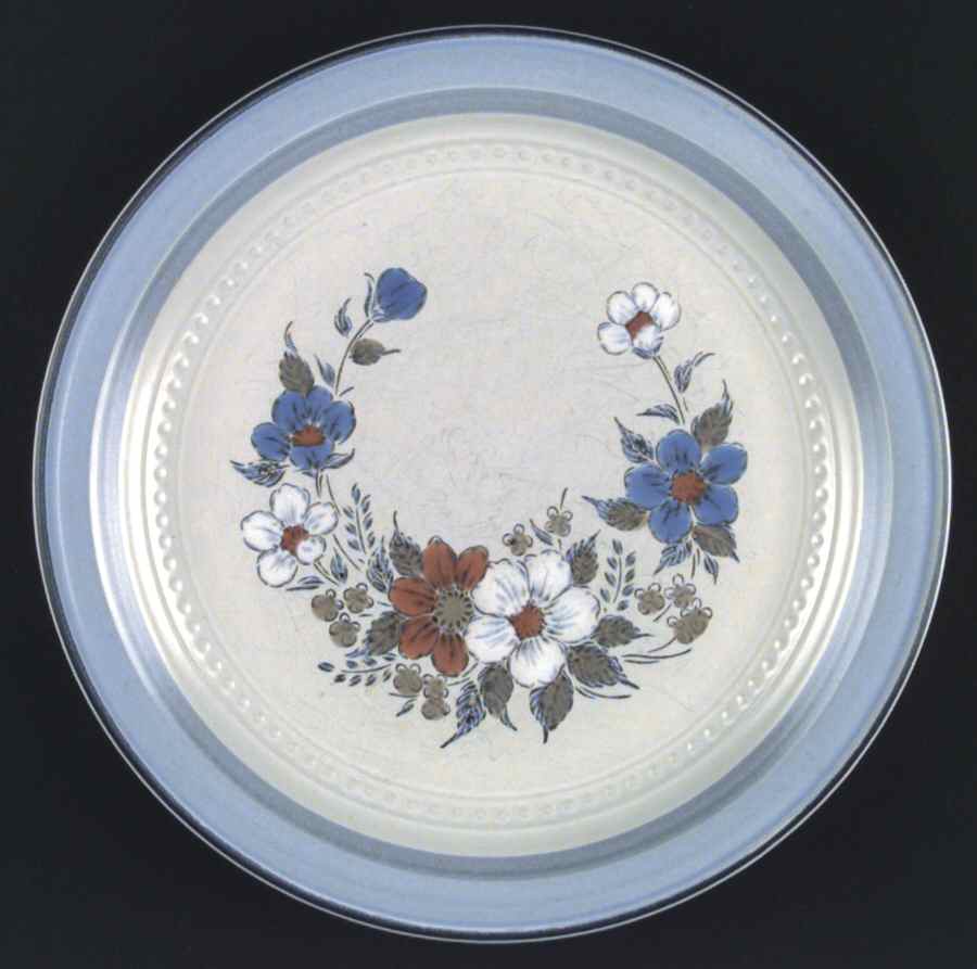 Blue Bouquet (Crowning Fashion) Dinner Plate by Johann Haviland-1