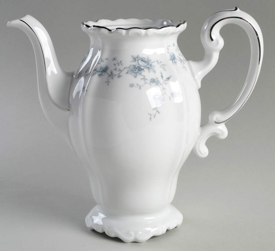 Blue Garland (Bavaria Backstamp) Coffee Pot No Lid by Johann Haviland-1