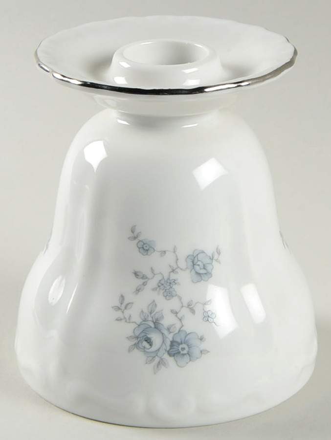 Blue Garland (Thailand Traditions) Single Light Candlestick by Johann Haviland-1