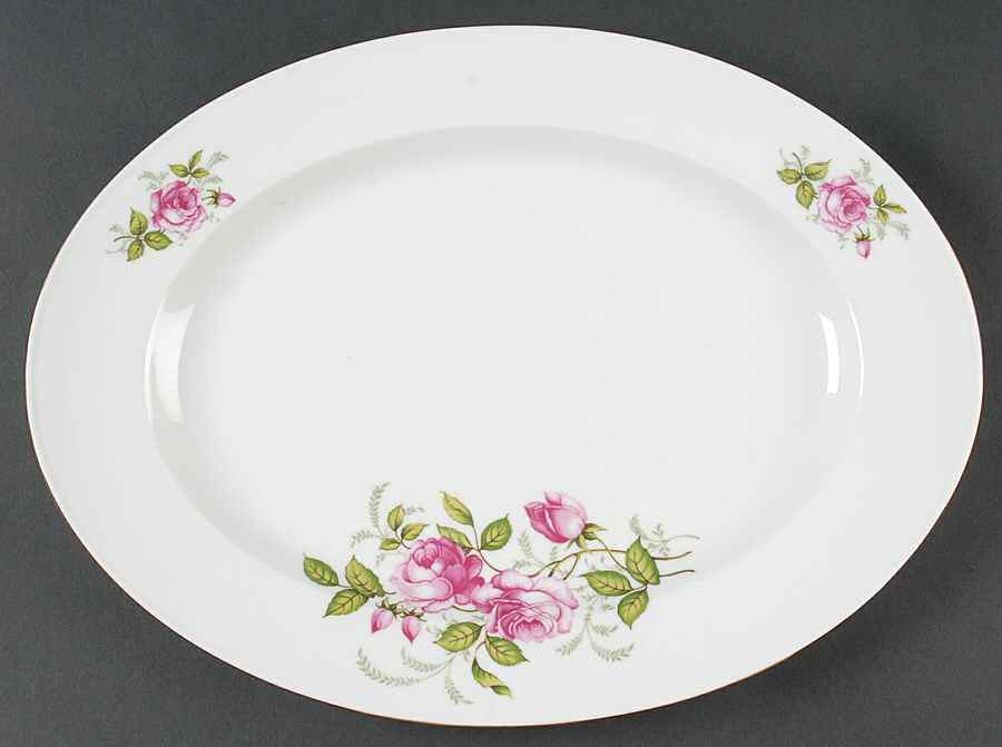 Courtship 13" Oval Serving Platter by Johann Haviland-1