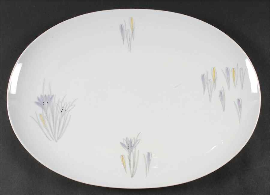 Crocus 16" Oval Serving Platter by Johann Haviland-1