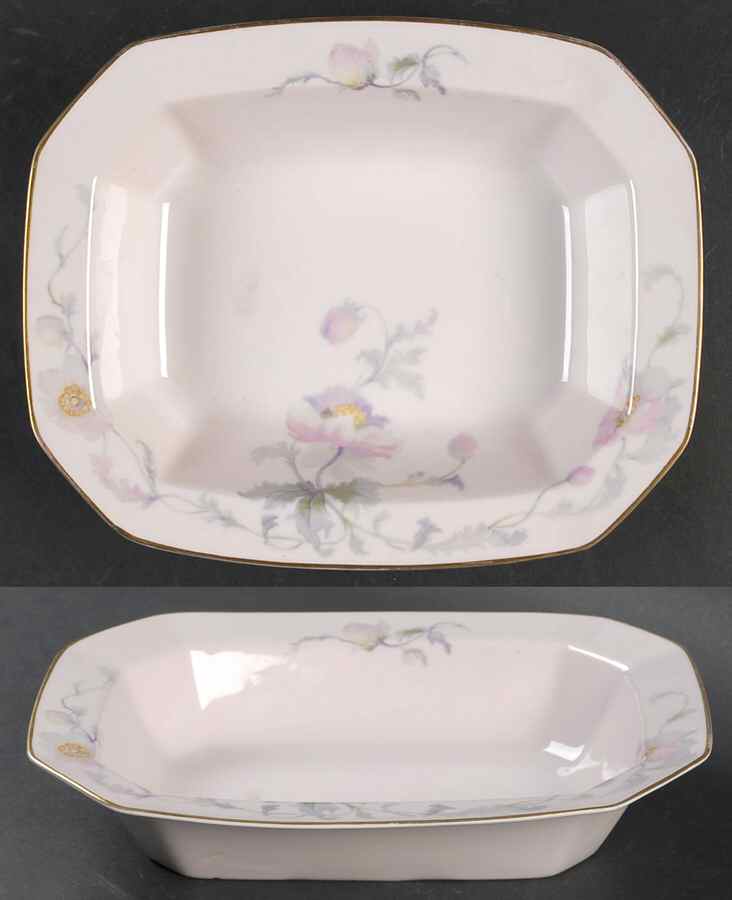 Dogwood (Gold Trim) 9" Oval Vegetable Bowl by Johann Haviland-1