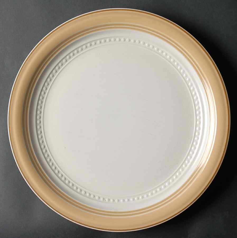 Golden Band 12" Chop Plate (Round Platter) by Johann Haviland-1