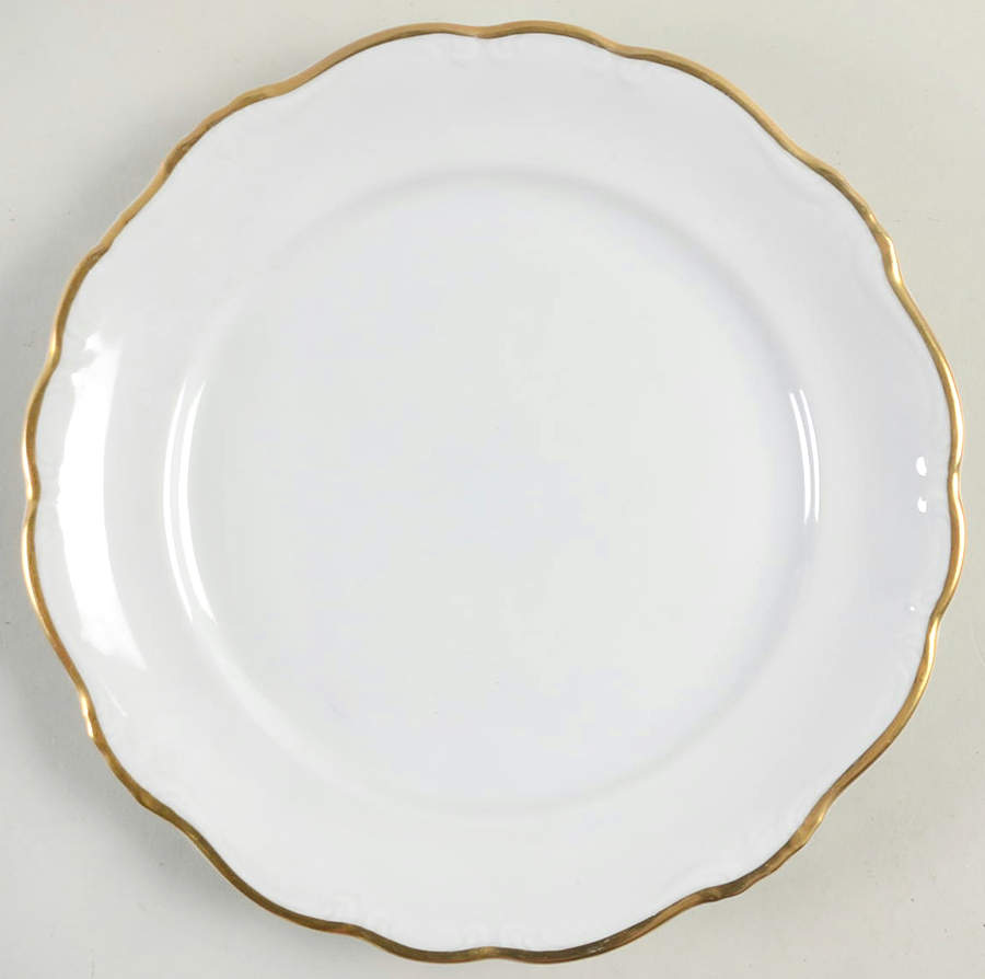 Gold Baroque Salad Plate by Johann Haviland-1