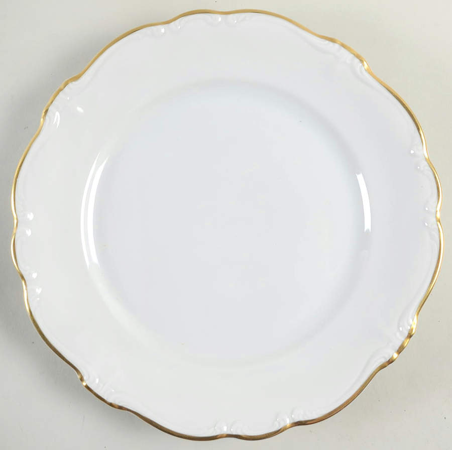 Gold Baroque Dinner Plate by Johann Haviland-1