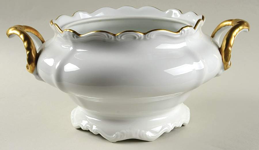 Gold Baroque Tureen No Lid by Johann Haviland-1