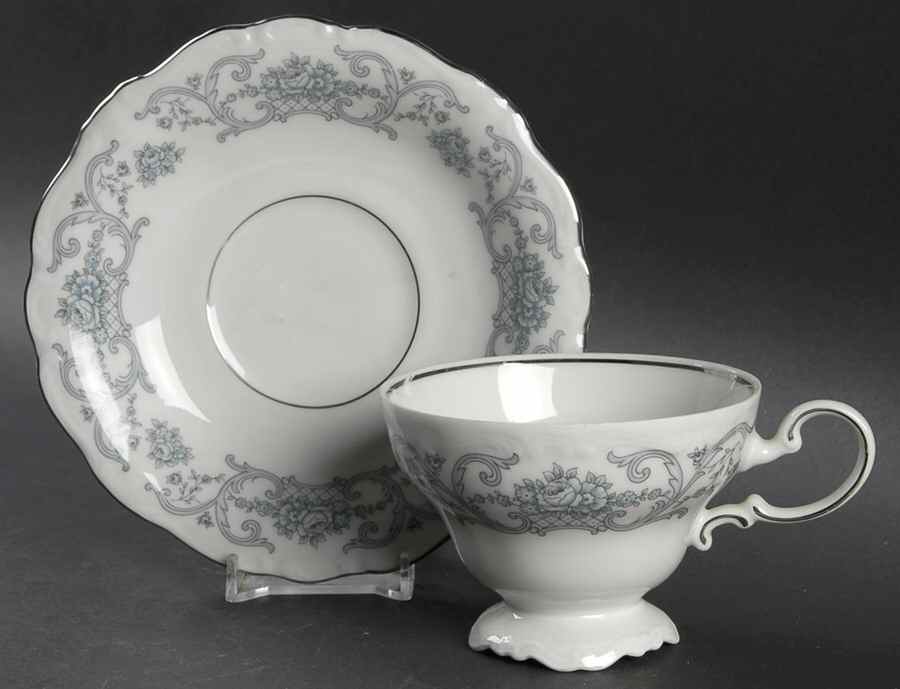Grand Duchess Footed Cup & Saucer Set by Johann Haviland-1