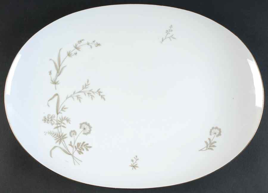 Golden Wheat 15" Oval Serving Platter by Johann Haviland-1