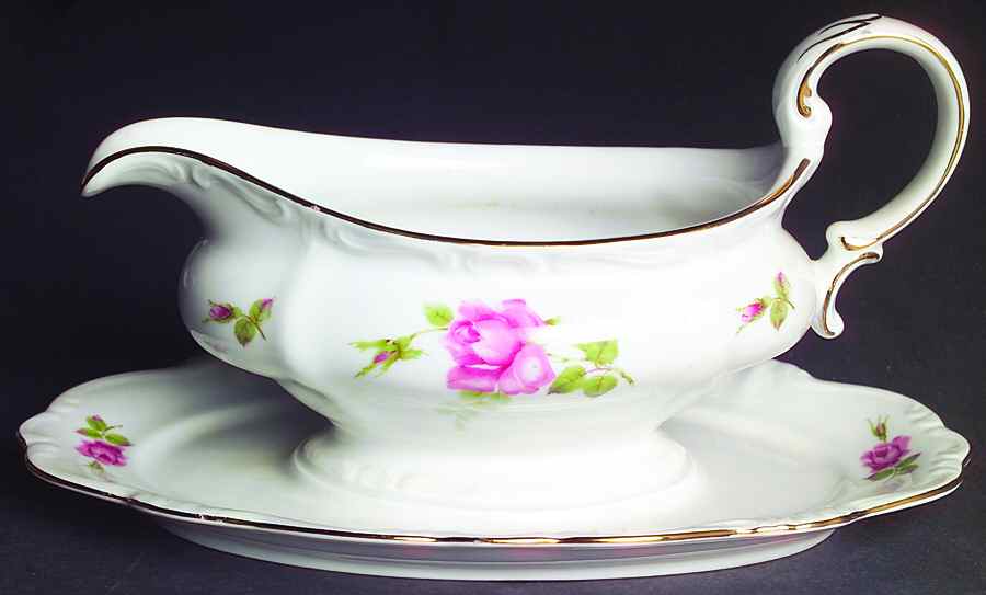 JOH172 Gravy Boat with Attached Underplate by Johann Haviland-1