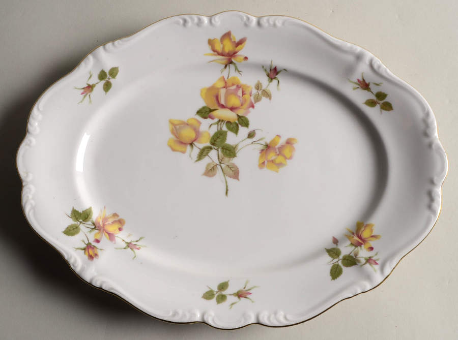 JOH18 12" Oval Serving Platter by Johann Haviland-1