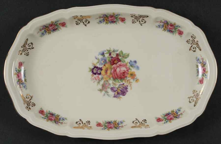 JOH33 13" Oval Serving Platter by Johann Haviland-1