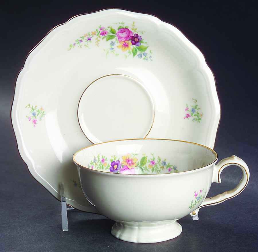 JOH4 Footed Cup & Saucer Set by Johann Haviland-1