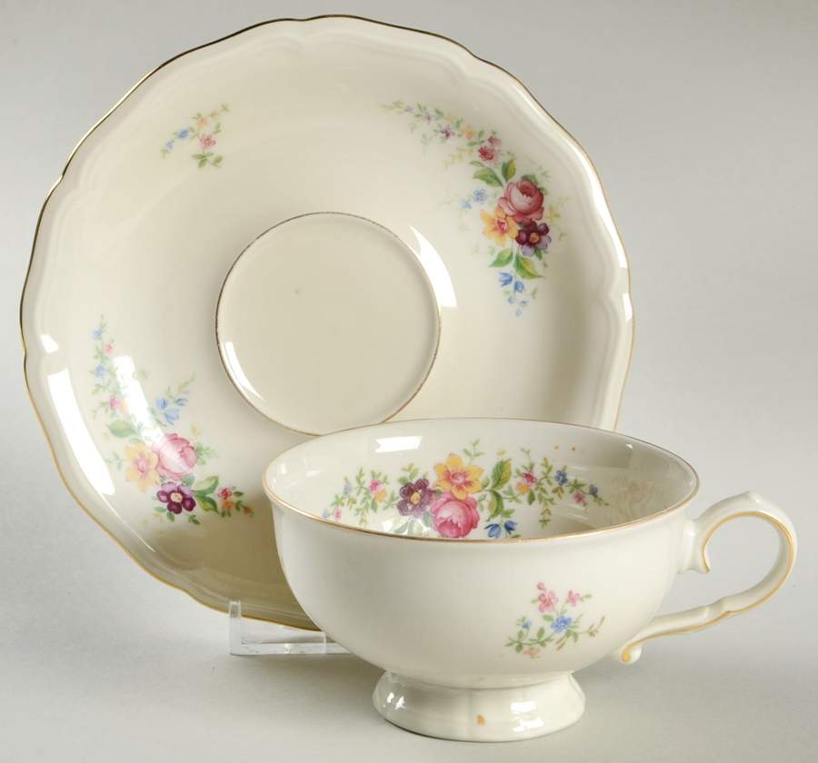 JOH4 Footed Cup & Saucer Set by Johann Haviland-1