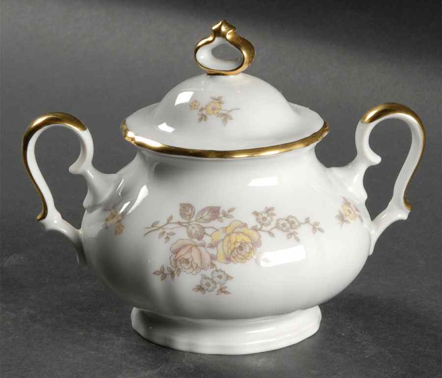 JOH45 Sugar Bowl & Lid by Johann Haviland-1