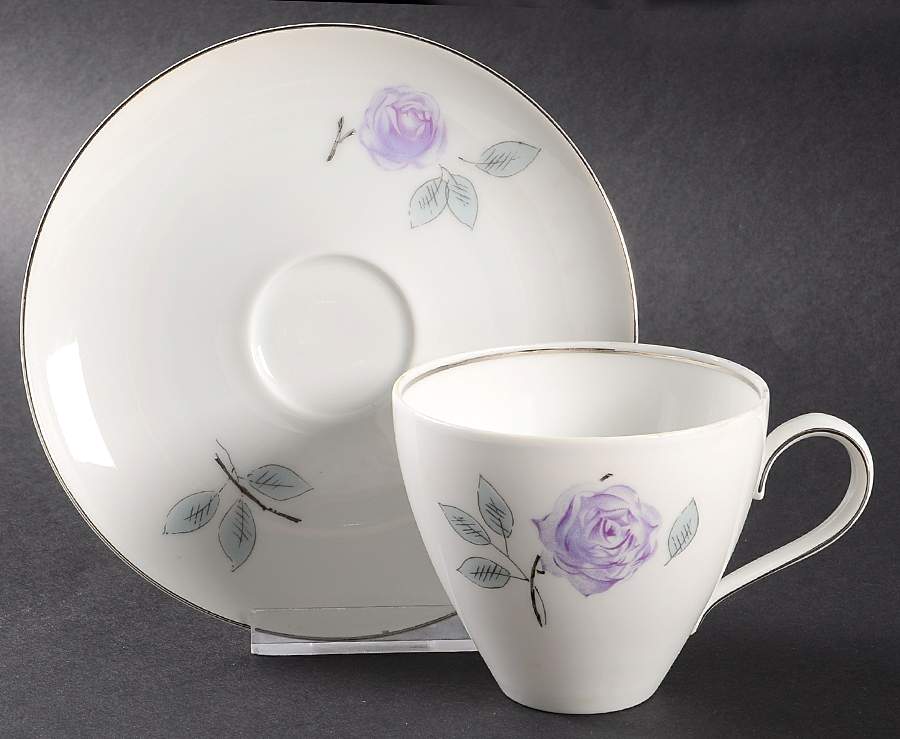 JOH65 Flat Cup & Saucer Set by Johann Haviland-1