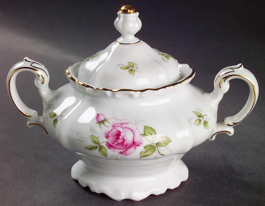 JOH85 Sugar Bowl & Lid by Johann Haviland-1