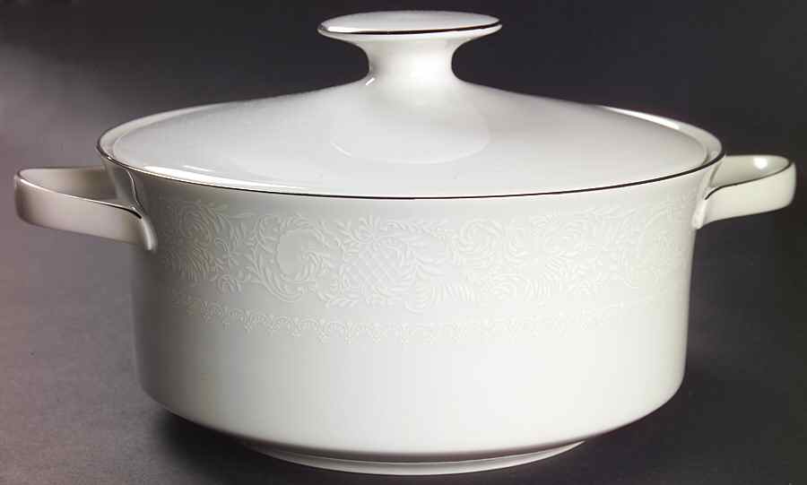 Morning Mist Round Covered Vegetable by Johann Haviland-1