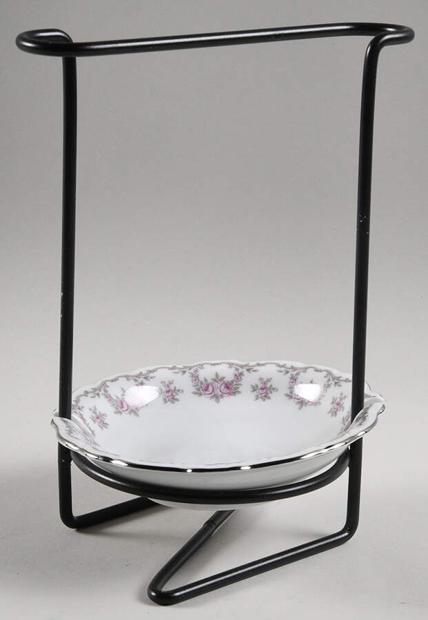 Petit Point 8"-8 1/4" Salad Serving Set/Utensil Holder  HC by Johann Haviland-1