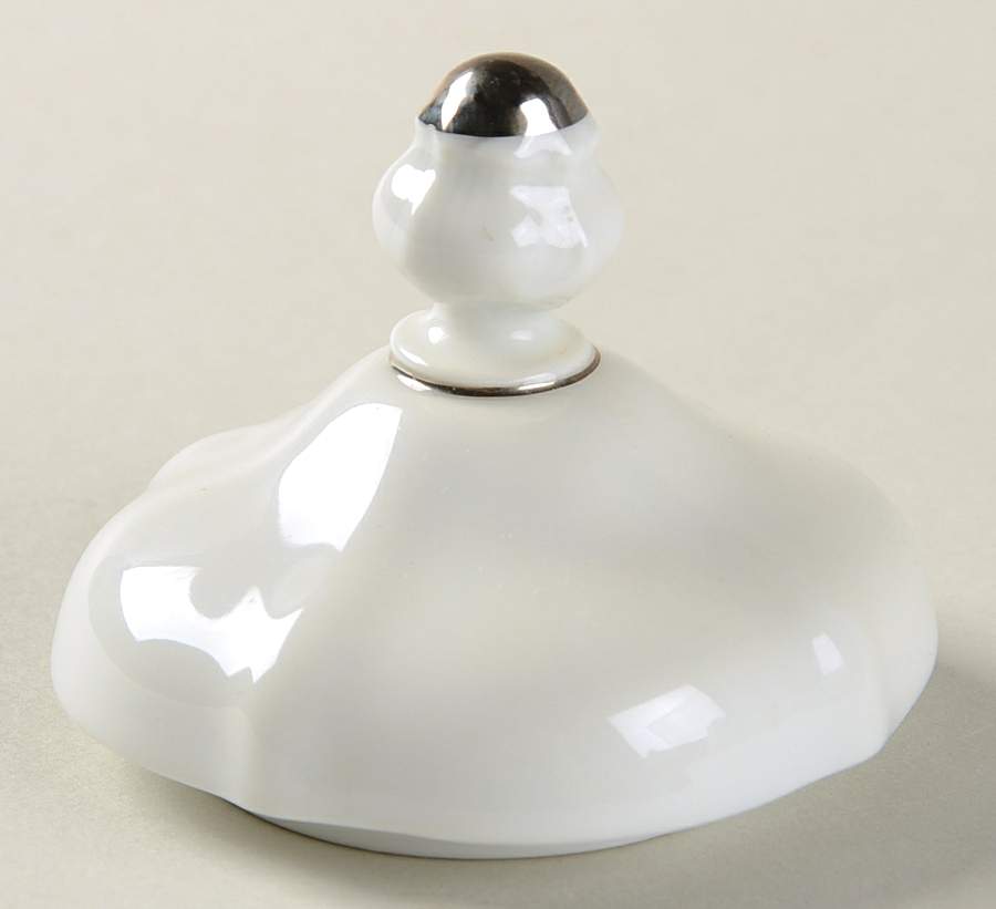 Platinum Baroque Lid for Sugar Bowl by Johann Haviland-1