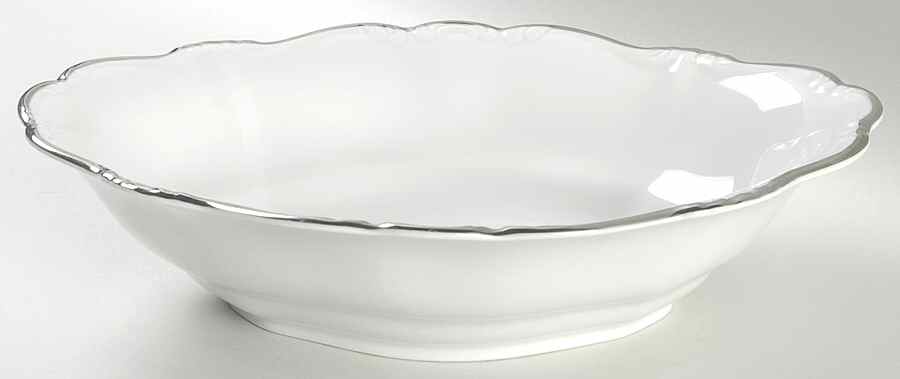 Platinum Baroque 10" Oval Vegetable Bowl by Johann Haviland-1