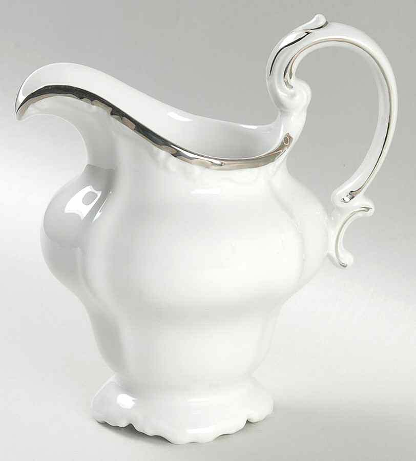 Platinum Baroque Creamer by Johann Haviland-1