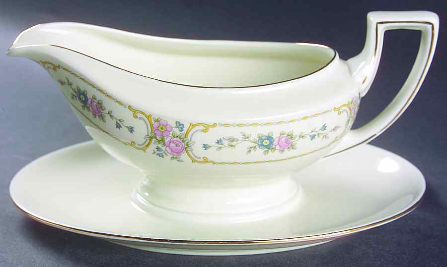 Primrose Gravy Boat with Attached Underplate by Johann Haviland-1