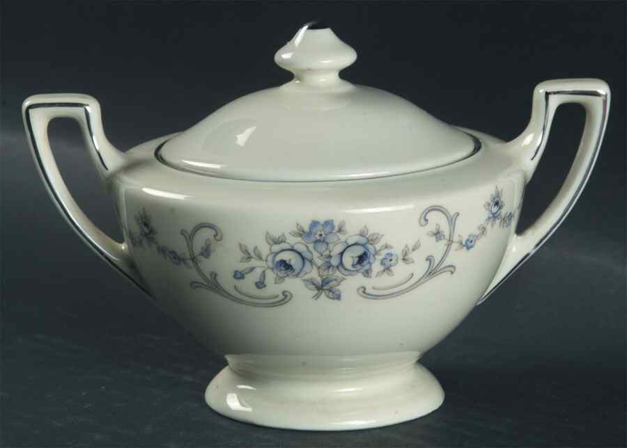 Rhineland-Danube Sugar Bowl & Lid by Johann Haviland-1