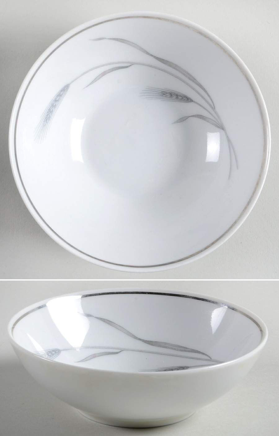 Silver Wheat Fruit/Dessert (Sauce) Bowl by Johann Haviland-1