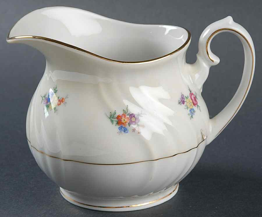 Summerflowers (Gold Verge) Creamer by Johann Haviland-1