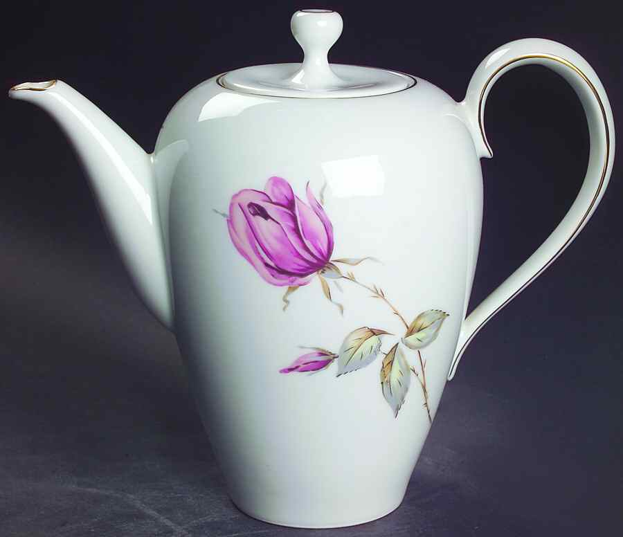 Summer Rose Coffee Pot & Lid by Johann Haviland-1