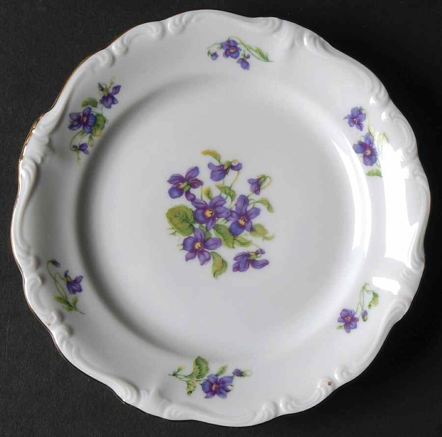 Violetta Bread & Butter Plate by Johann Haviland-1