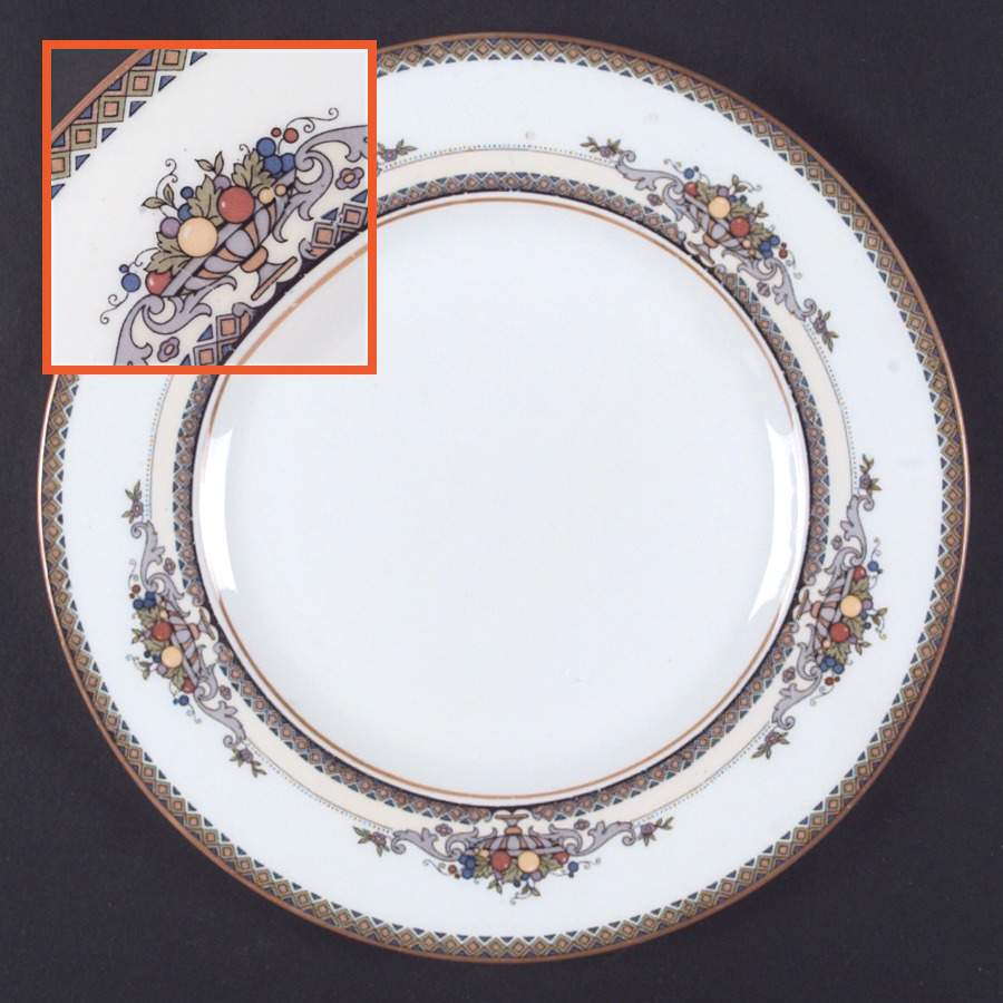 The Alhambra Dinner Plate by George Jones & Sons-1