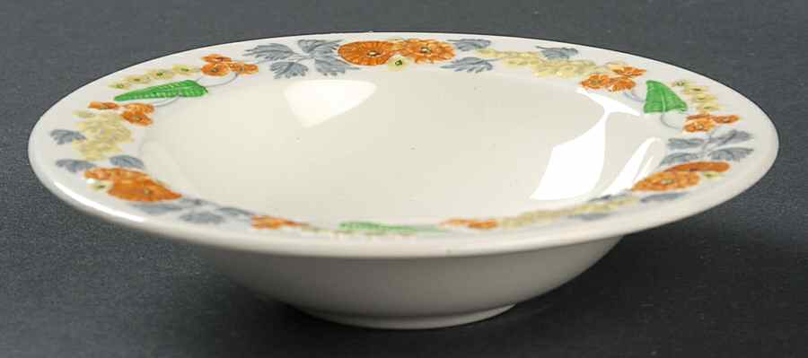 Golden Dawn Rim Fruit/Dessert (Sauce) Bowl by George Jones & Sons-1