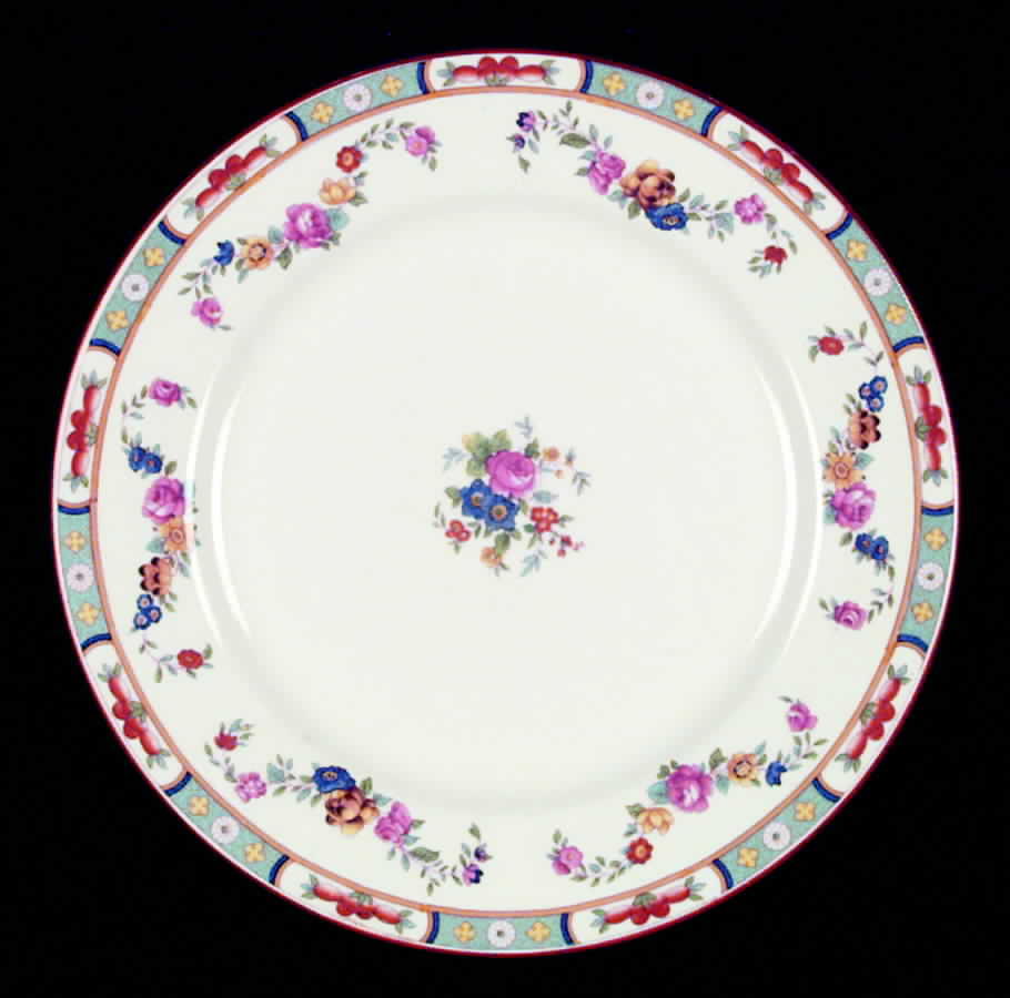 The Rosedale Salad Plate by George Jones & Sons-1